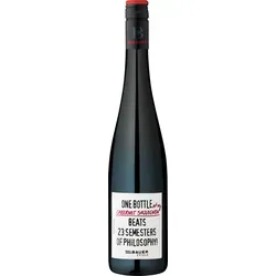 Emil Bauer »One bottle of my...« Cabernet Sauvignon in rot von Emil Bauer Wein