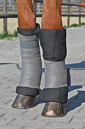 BUSSE Bandagier-Pad 90 x 45 cm - Hochwertiges Bandagier-Pad für Pferde, 90 x 45 cm, schwarz - sorgt für optimalen Schutz und Komfort beim Bandagieren.