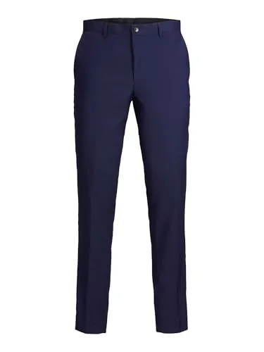 JACK & JONES Herren Jprfranco Trouser Noos Tuxedo Hose - Wanderhosen mit eleganter Optik und regulärer Passform, bieten angenehmen Tragekomfort und eine weiche Haptik für jeden Anlass.