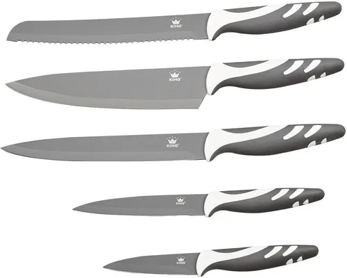 KING Messer-Set (Set, 5-tlg), Mit beschichteten Klingen von King