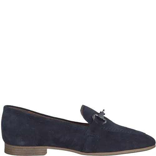 Tamaris Slipper blau 37 EU - Halbschuhe aus hochwertigem Leder, mit bequemem Schlupfdesign und modischer blauer Farbe – ideal für stilvolle und bequeme Alltagslooks.