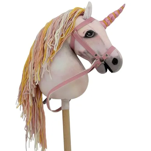 Haasenstrauch Sweety Toys 14514 Hobbyhorse Steckenpferd Einhorn ohne Rollen geeignet für Hobbyhorsing Turniere