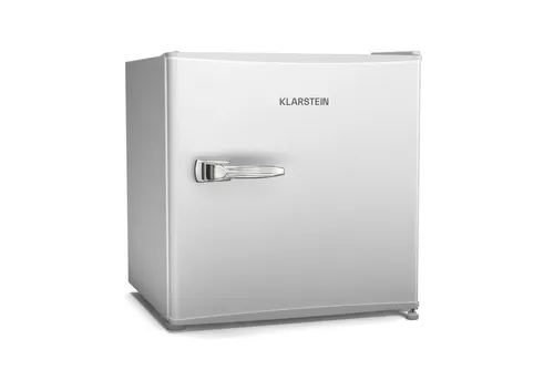Klarstein Table Top Kühlschrank HEA16-Irene 46L, Retro Mini Kühlschrank - Minikühlschrank mit 46 Litern, energieeffizient und im stilvollen Retro-Design, ideal für kleine Räume, Büros oder Studentenzimmer.