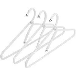 Peppermint Products Hanger | 3er Seil-Kleiderbügel-Set in weiß von Peppermint Products