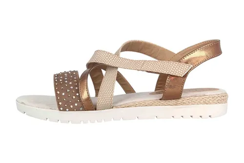 Fitters Footwear 2.954522 Bronze Sandale braun 43 - Wanderschuhe in Größe 43, mit leichtem Synthetik-Obermaterial und praktischem Klettverschluss für optimalen Tragekomfort und Anpassungsfähigkeit.
