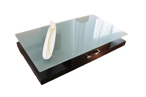 Design Couchtisch V-470 Schwarz Milchglas von Carl Svensson
