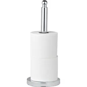 Wenko Toilettenpapier-Ersatzrollenhalter Viterbo, stehend, für 3 Rollen, aus Metall, verchromt