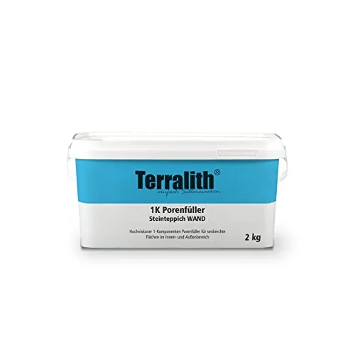 Terralith 1K Porenfüller WAND STP -2 kg- - Fugenmörtel für professionelle Anwendungen, ideal zum Füllen von Wandporen und sorgt für eine glatte, langlebige Oberfläche.