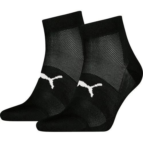 Puma Sport Light Quarter Socken - schwarz in schwarz von PUMA