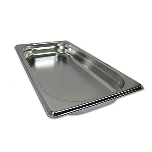 airbrush-city GN 1/3 Gastronormbehälter GN-Behälter Edelstahl 1,5 Liter Tiefe 40mm Gastronorm