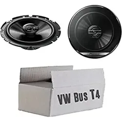 Pioneer TS-G1720F Lautsprecher für VW Bus T4 - KFZ-Lautsprecherboxen mit 16,5 cm 2-Wege Koaxiallautsprechern, ideal für kraftvollen Sound und einfache Montage im VW Bus T4. Inkl. Einbauzubehör für unkomplizierte Installation.