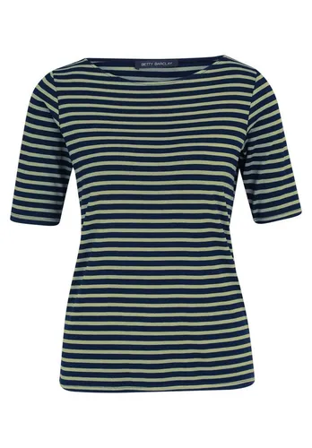 Betty Barclay T-Shirt Kurz 1/2 Arm - T-Shirts mit taillierter Passform und U-Boot-Ausschnitt, aus bequemem Jersey-Streifenmaterial, ideal für einen lässigen Look.