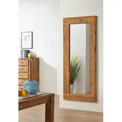 Spiegel Sheesham 185x4x80 braun geölt NATURE BROWN #842