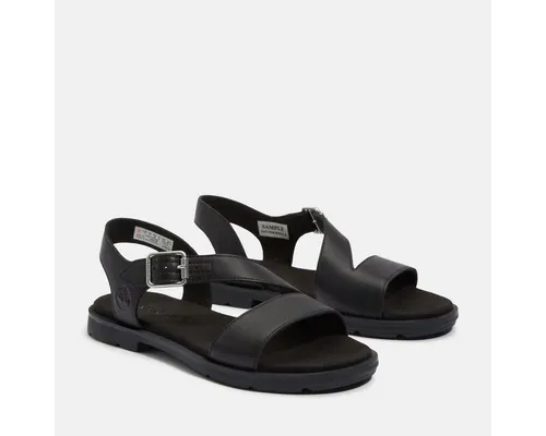 Timberland Calista Bay Backstrap Sandal, Gr. 38,5, schwarz in schwarz von Timberland