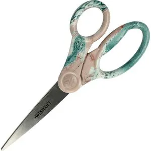 Westcott Büroschere Trendsetter, E-38081, 20,4 cm, Universalschere, Edelstahl, rostfrei, rosa/türkis