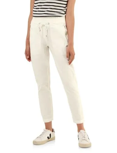 Cecil Damen B379225 Hose, Vanilla White, L/28L in weiß von CECIL