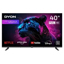 DYON Movie Smart 40 VX-2 - 40 Zoll Full-HD Smart TV, mit HD Triple Tuner und Zugang zu Netflix, Prime Video, YouTube und Disney+