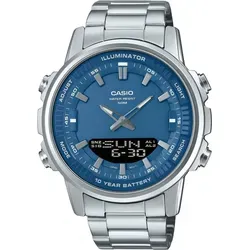Casio Quartz Sports AMW-880D-2A1V Herrenuhr - Armbanduhren für Herren mit analog-digitaler Anzeige, aus hochwertigem Edelstahl, wasserdicht bis 50m und ideal für Sport und Freizeit.