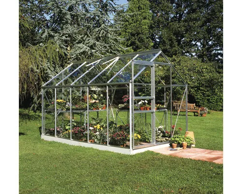 Halls Popular 106 Gewächshaus aus Sicherheitsglas 3 mm