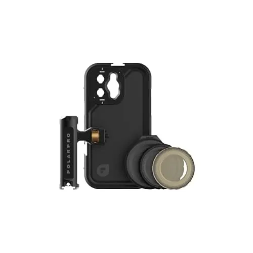 PolarPro - LiteChaser iPhone 14 Pro Max - Cage Kit - Inkl. iPhone 14 Pro Max Cage - Einzelgriff - VND 3-5 Filter