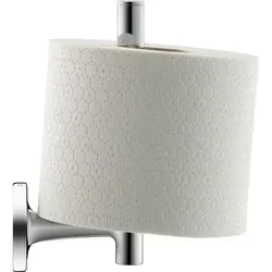 Duravit Starck T Reservehalter 0099391000 - Eleganter Toilettenpapierhalter - Toilettenpapierhalter mit verdeckter Wandmontage, hochwertiges Chrom-Finish für ein modernes Badezimmerdesign.