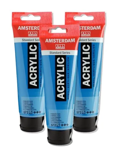 Amsterdam Standard Series Acrylfarbe Tube 120 ml Primärzyan 572 (17095722)