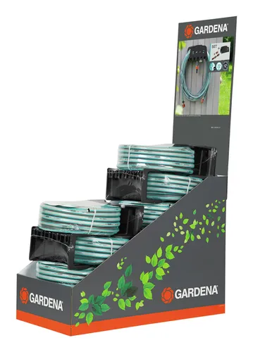Gardena Wandschlauchhalter mit 20m Classic Set Display