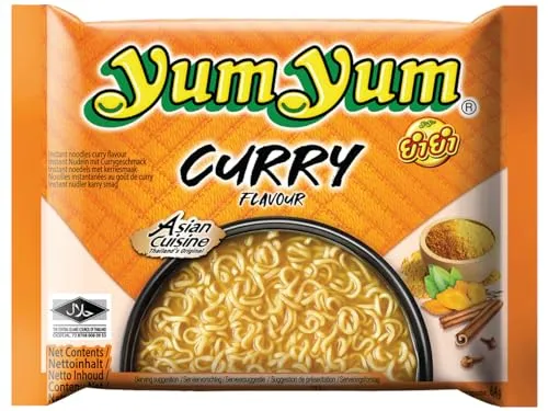 Yum Yum Instant Nudeln, Curry, 60 g