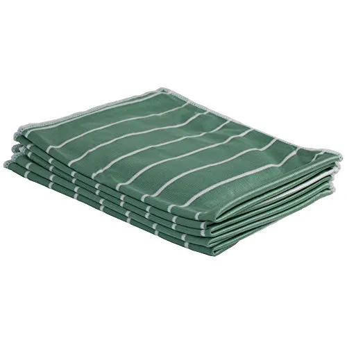 Muxel Reinigung Bambus Tuch Set 5er Set - Reinigungstücher für streifenfreies Trocknen, ideal für Fenster, Spiegel und Geschirr. Hergestellt aus 66% Polyester und 18% Viskose aus Bambus, bieten sie hohe Feuchtigkeitsaufnahme und Effizienz.