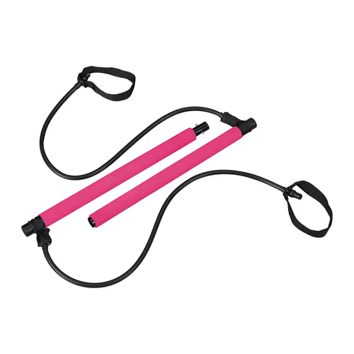 Pilates stange mit widerstandsband Gym-Stick für Zuhause 0,9 kg 93 cm 2-teilig
