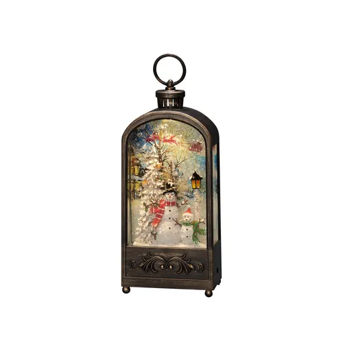 Konstsmide LED Wasserlaterne Schneemann + Vögel von Konstsmide