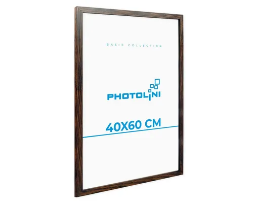 PHOTOLINI Bilderrahmen Poster-Einzelrahmen Modern Schmal