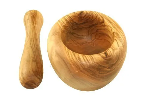 D.O.M.® Mörser 12 cm aus Olivenholz von D.O.M. Die Olivenholz-Manufaktur