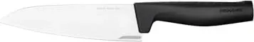 Fiskars Hard Edge Kochmesser 17,2 cm - Küchengerät, scharf und langlebig für präzises Schneiden und vielseitige Einsatzmöglichkeiten in der Küche.