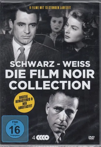 SCHWARZ - WEISS Die Film Noir Collection ! 9-Filme H. Bogart O. Welles NEU OVP
