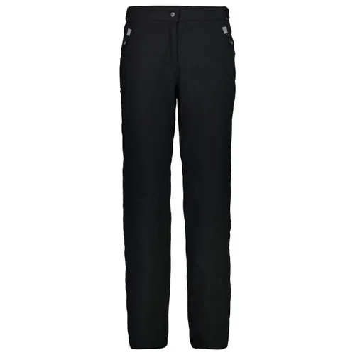 CMP Women's Pant Stretch Polyester 3W18596N - Skihose Größe 38 schwarz - Damen Skihose mit Clima Protect Laminat, isolierend, wasserdicht und winddicht - ideal für Ski und Snowboard. Perfekte Bewegungsfreiheit dank Stretchmaterial.