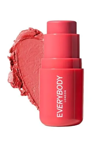 EVERYBODY LONDON Creme Rouge Stick, strahlend frisch, Langanhaltend, Blush Stick für eine natürlich frische Farbe, für alle Schönheitstypen geeignet, 4.8 g, Pink