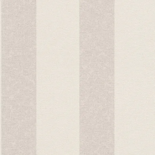 rasch Tapete 449600 aus der Kollektion Florentine II – Vliestapete in Beige mit cremefarbenen Streifen – 10,05m x 53cm (L x B)