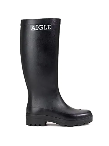 Aigle Atelier Gummistiefel schwarz - Modische Gummistiefel inspiriert von Arbeitsstiefeln, mit klaren Linien und starker Identität – gefertigt in Frankreich für höchste Qualität.