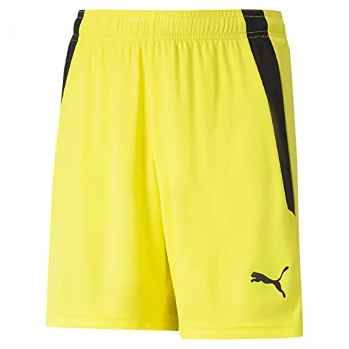 PUMA Unisex Baby Teamliga Jr Shorts, Fluo Gelb - Pu, 152 EU