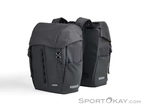 Trek Town 17l Fahrradtaschen Set-Schwarz-One Size