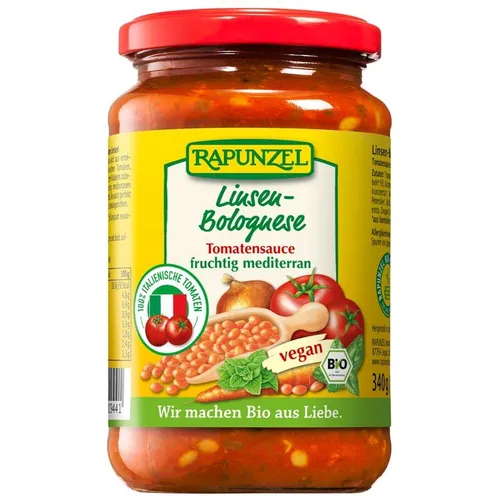 Rapunzel Tomatensauce Linsen-Bolognese