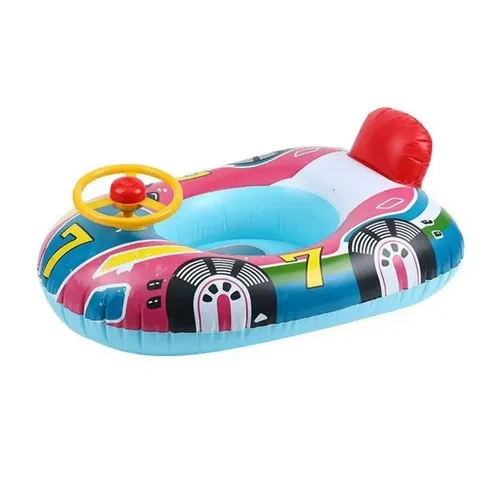 Sport-Knight® Schwimmring Aufblasbarer Schwimmring für Babys & Kleinkinder, mit Lenkrad & Hupe