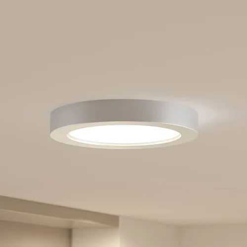 PRIOS LED Deckenleuchte 'Edwina' (Modern) in Alu aus Aluminium (1 flammig, ) - L