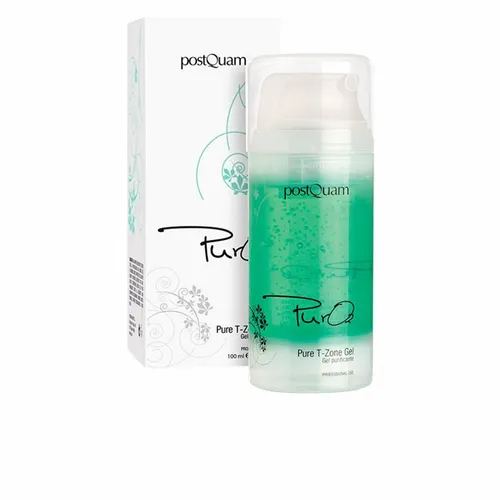 Postquam Pure T-Zone Reinigungsgel 100ml - Gesichtsreiniger, sanftes Peeling-Gel mit Weintraubenextrakt für porentiefe Reinigung und Feuchtigkeit, ideal auch für sensible Haut.