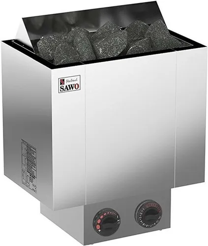 Saunaöfen Sawo Nordex 4,5 kW, Stahl | mit integrierter Steuerung | NRX-45NB-Z-C