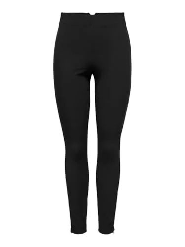ONLY ONLPEONY Life HW Rib Zip Legging CC PNT - Stylische Leggings für Damen von ONLY, ideal für einen modernen Look und optimalen Tragekomfort.