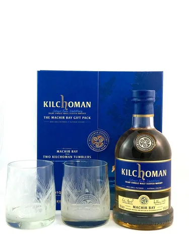 Kilchoman Machir Bay Geschenkset 0,7l - Whisky-Geschenkset mit 46 Vol.-%, perfekt für Whisky-Liebhaber und besondere Anlässe.