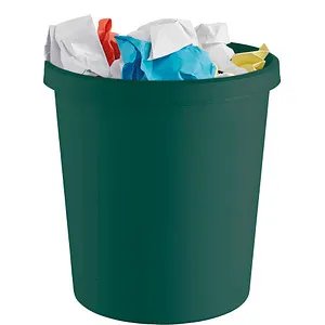 helit the green german Papierkorb 18,0 l grün, 1 St.