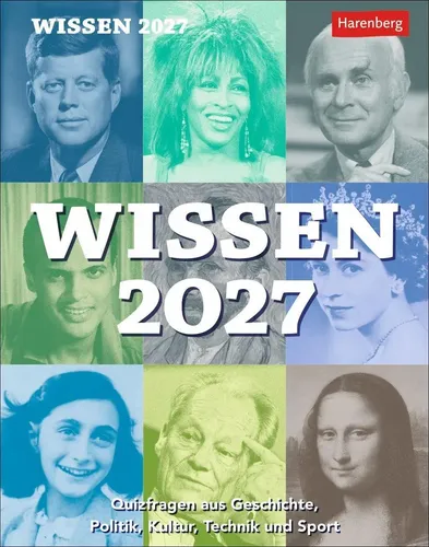 Berthold Budde | Wissen Tagesabreißkalender 2027 - Quizfragen aus Geschichte,...